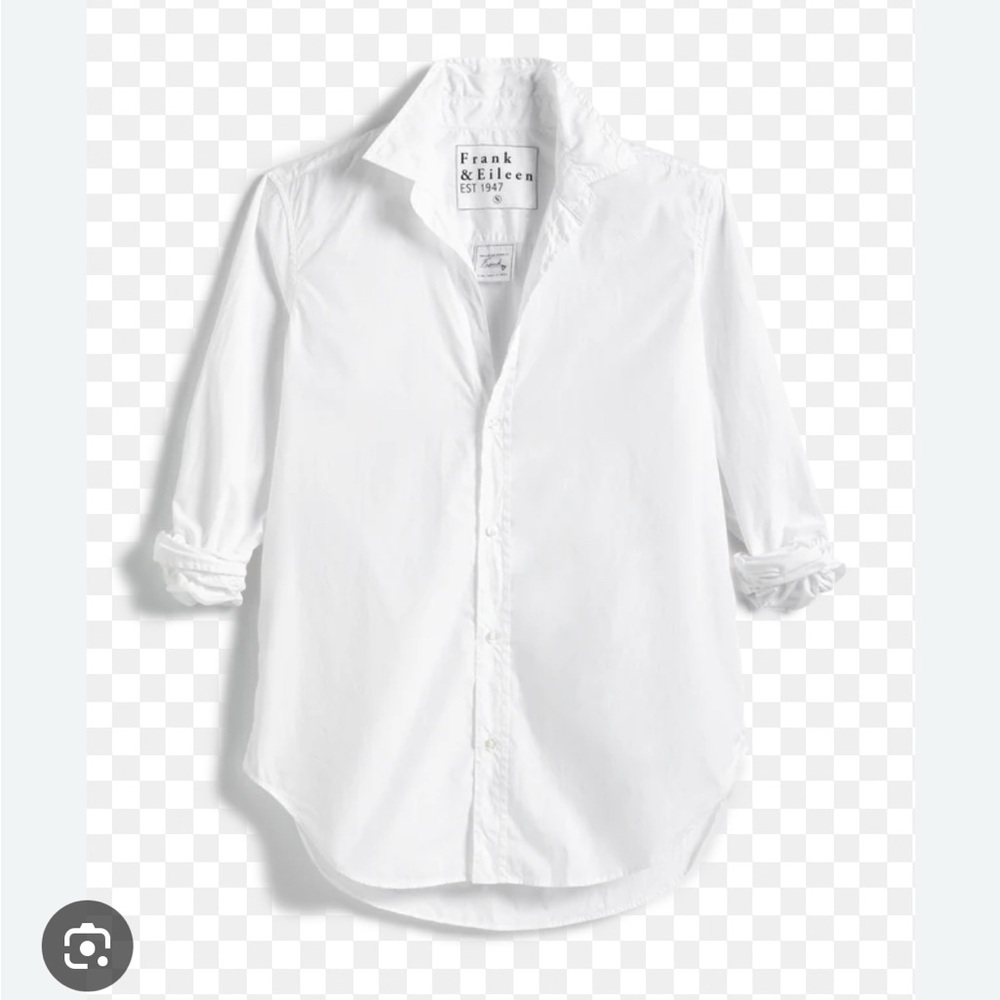 Frank & Eileen White Button-Up Shirt